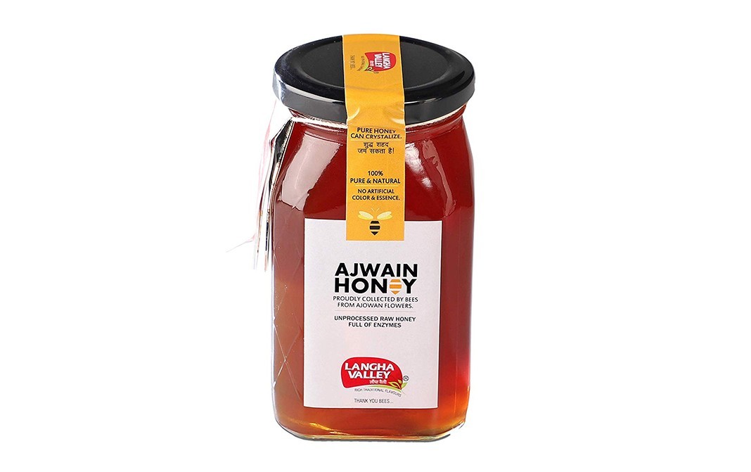 Langha Valley Ajwain Honey    Glass Jar  500 grams